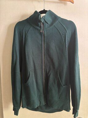 Lululemon Scuba Oversized Funnel-Neck Full Zip Storm Teal